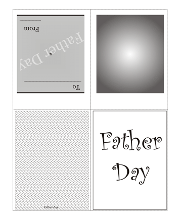 Color The Fathers Day Card Without Quotes Coloring Pages