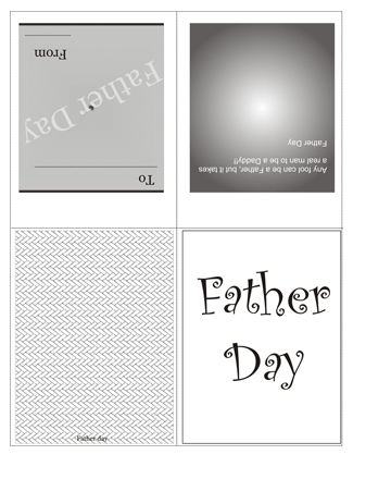 Color The Fathers Day Card With Quotes Coloring Pages