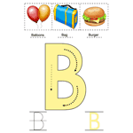 Capital Alphabet With Stroke Guide