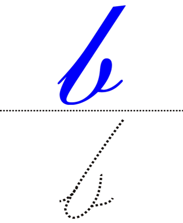 Cursive Alphabet B Sheet