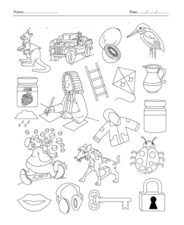 Color The Picture Which Start With Letter J Printable Coloring Color The Picture Which Start With Letter J Printable Coloring