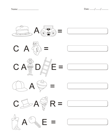 Complete The Word 3 Sheet