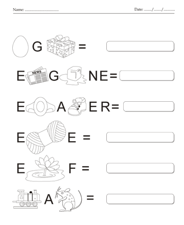 Complete The Word 5 Sheet