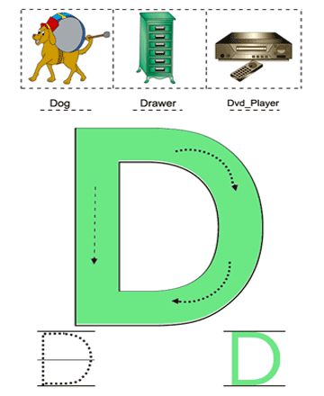 Letter D Sheet