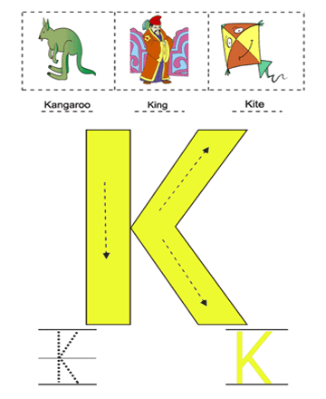 Letter K Sheet