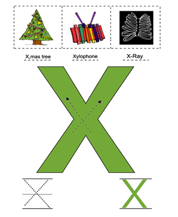 Letter X Sheet